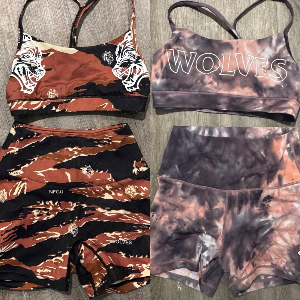 Darc Sport Women's Activewear Set Bundle- Tiger Print and Tie-Dye